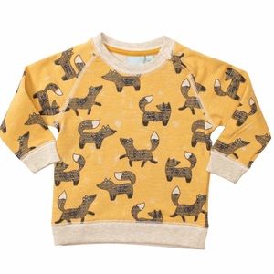 Fox Print Pullover / Sweatshirt